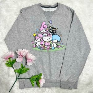 Sanrio x Lootcrate Collab Exclusive Heather Grey Spring Sweater